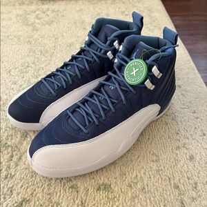 Jordan 12 Retro Indigo Sneakers Men’s Size 10